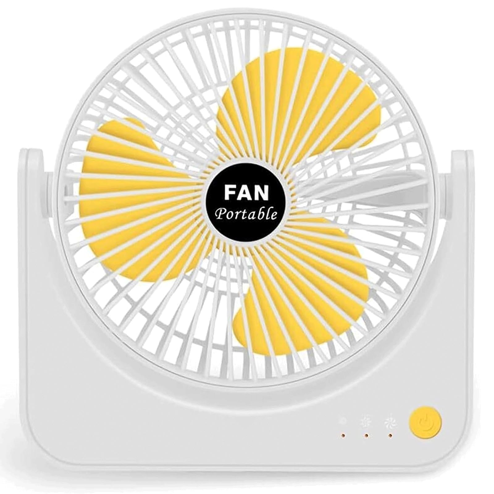Cichy Miniventilator met 3 snelheden, USB-oplaadbare bureauventilator, omhoog/omlaag verstelbare persoonlijke ventilator, lichtgewicht draagbare handventilator Wiatraki stojące