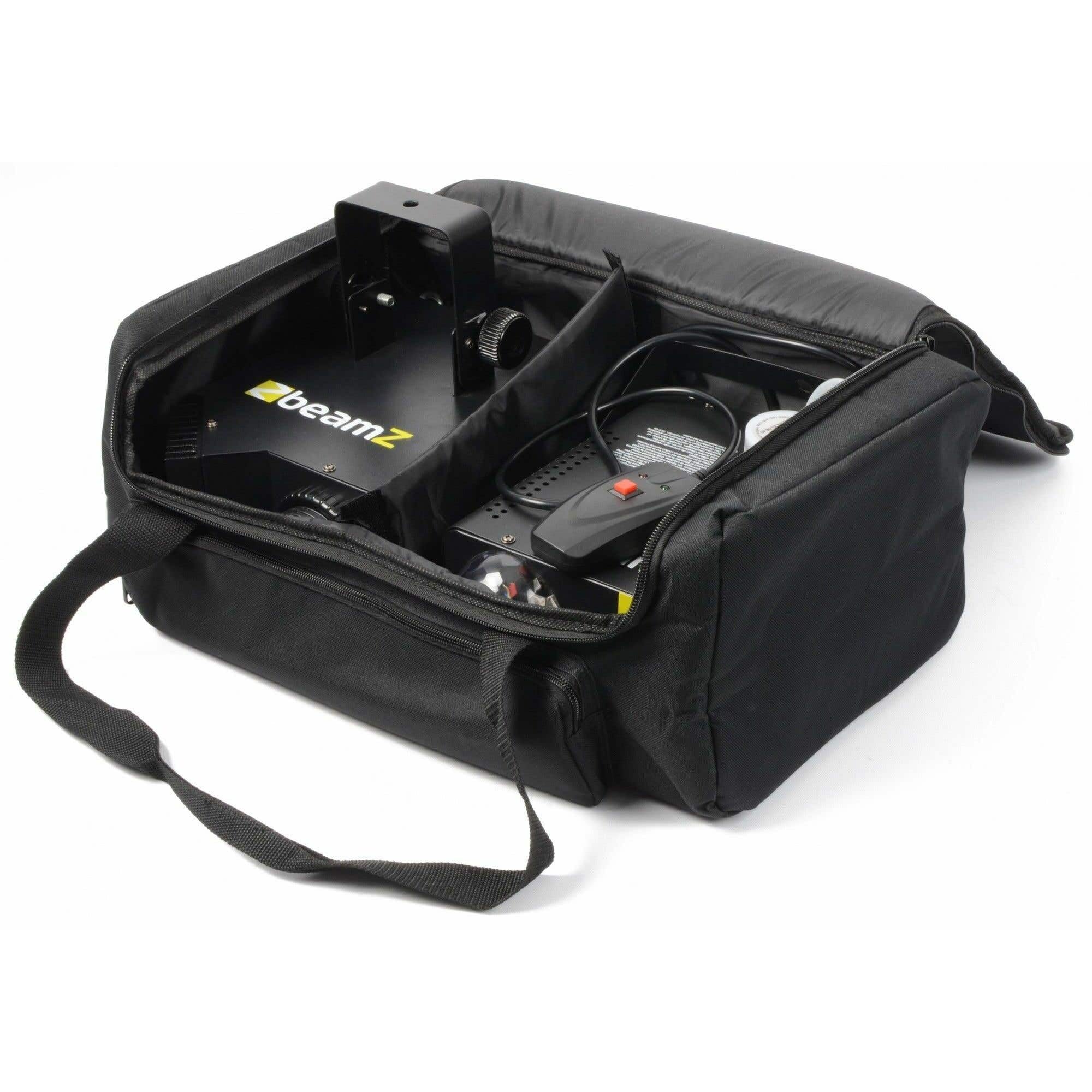 BeamZ AC-135 - Valise Souple pour Projecteurs, Couleur Noire, 480 x 250 x 180mm, Transport de Jeux de Lumière, Idéal DJ Mobiles