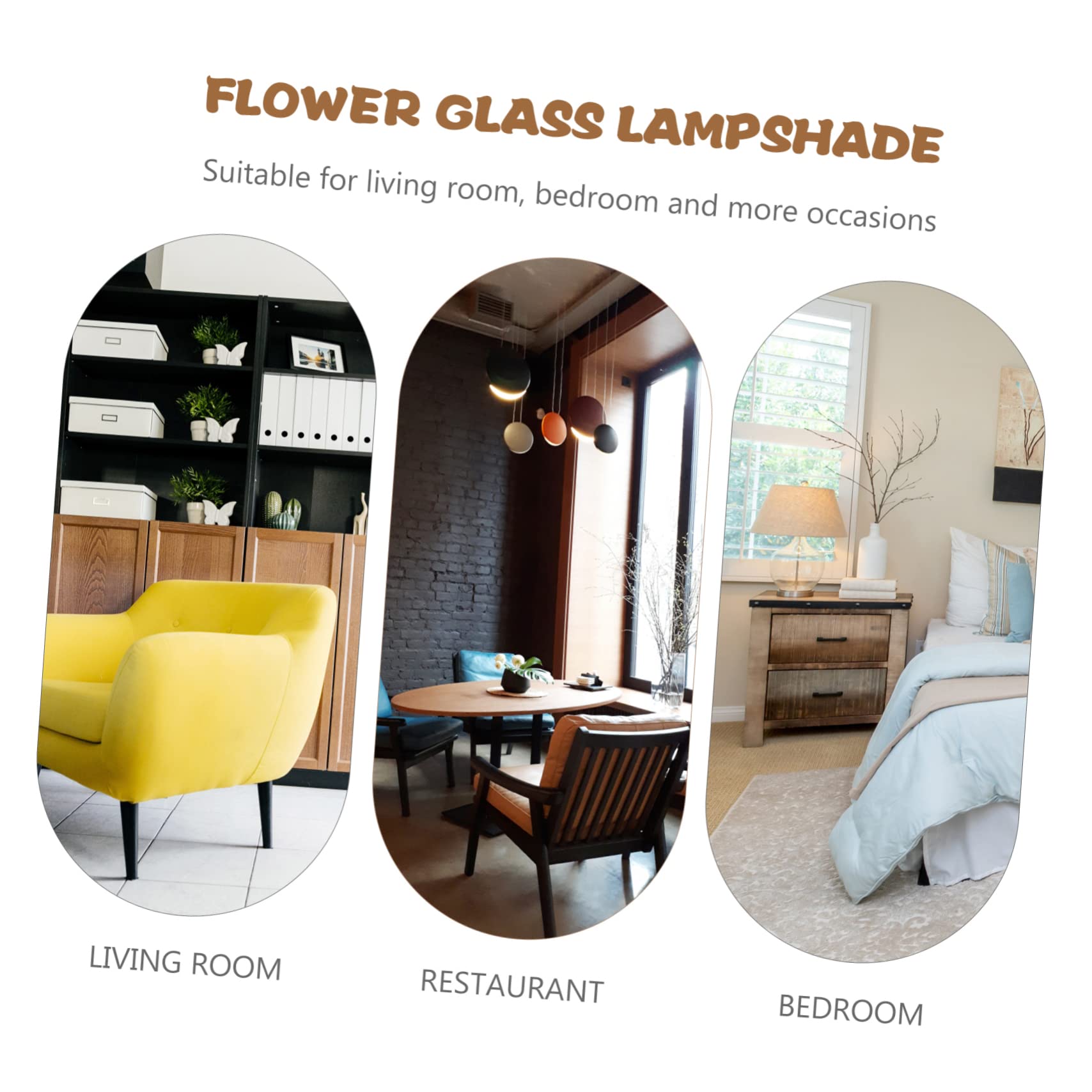 VOSAREA Abat Jour Cylindrique en Verre pour Lampe E27, Accessoire de Lampe Élégant en Verre Cylindrique, Remplacement Facile pour Luminaire Suspendu en Chambre Cuisine