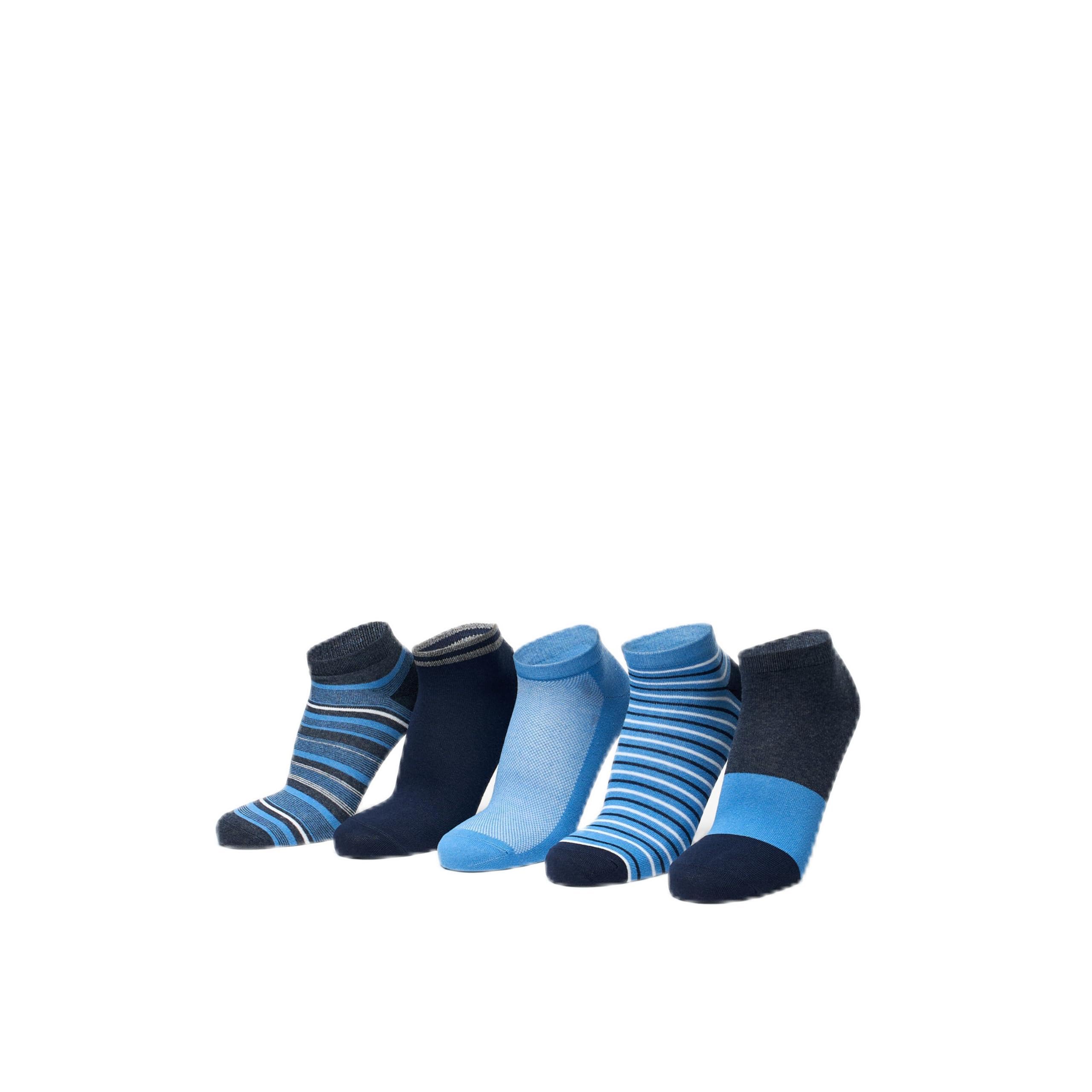 LBL by ShoexpressMens Printed Ankle Length Socks - Set Of 5