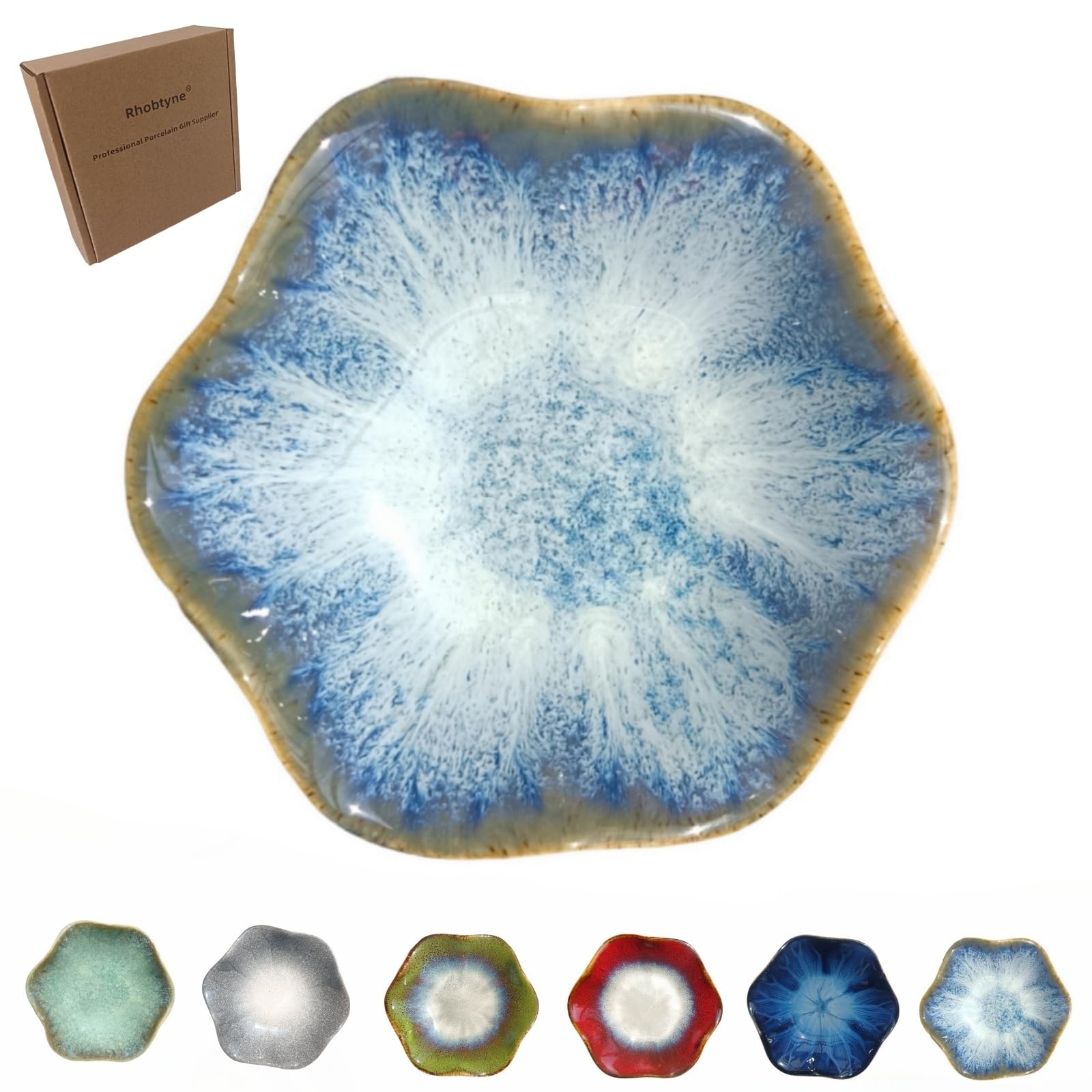 Coffee Spoon Rest for Coffee Bar Accessories, Small Spoon Rest for Coffee Station, Flower Ceramic Tea Spoon Holder for Teaspoon Rest for Tea Spoon, 1