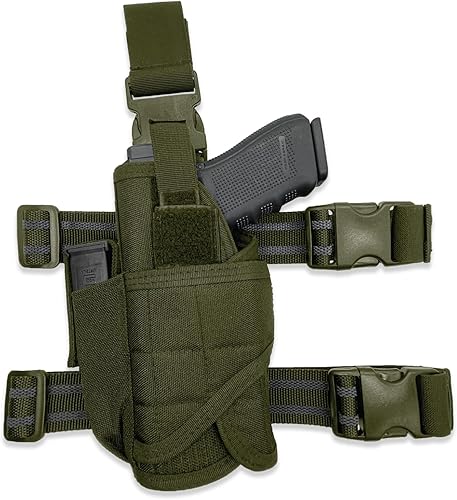 Funda universal de nailon 500D para pierna caída, empresa estadounidense, bolsa para muslo, funda ajustable para pistola que se adapta a cualquier