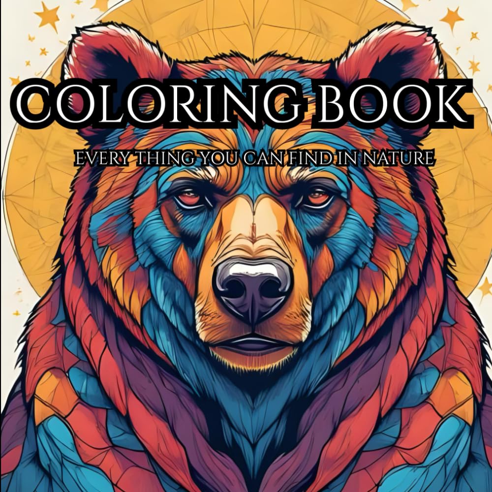 Serene Nature: Adult Coloring Book For Mind Clarity: Relax and Unwind with the Beauty of Everything Beyond the Busy Life