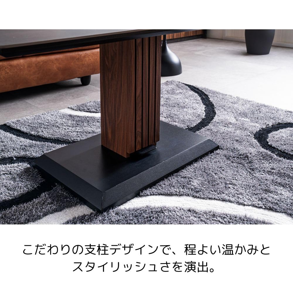 Amazon｜キズに強い セラミック 昇降式テーブル 120 ガス圧 無段階昇降
