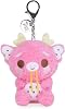 Cuddle Barn PlushGoals - Mini Dorian Keychain | Super Soft Cute Kawaii Dragonfruit Dragon Collectible Stuffed Animal Plush Toy Clip On Bag Charm, 4 inches
