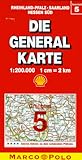 Die Generalkarten, Großraumausgabe, Bundesrepublik Deutschland, Bl.5, Rheinland-Pfalz, Saarland, Heesen Süd (Marco Polo Regional Maps: Germany)