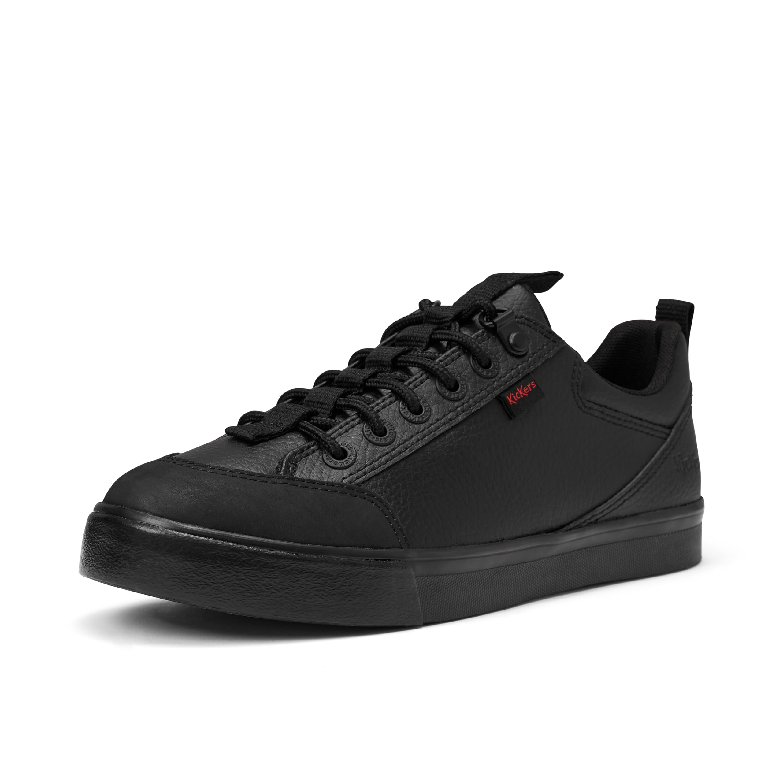 Kickers Boy's Tovni Lo Track Multi Active Shoe, Black, 5, UK