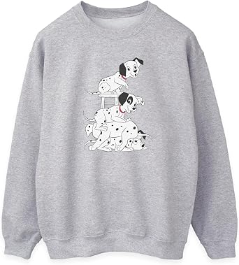 101 Dalmatians Womens/Ladies Chair Heather Sweatshirt