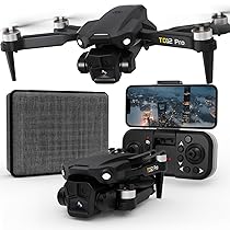 Toladrone Drone per Principianti, Drone con Fotocamera 4K Mini Droni Pieghevoli con Posizionamento Ottico, Modalità Senza Testa, Droni con Motore Brushless per Adulti, TD12PRO