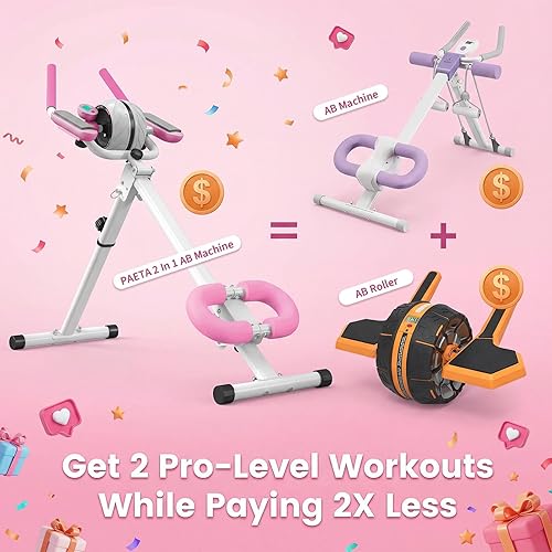 Miniatura 2 de Máquina de Abdomen PAETA, Equipo de Entrenamiento de Abdomen para Gimnasio en Casa, Máquina de Entrenamiento de Abdomen para Ejercicio de Abdomen,