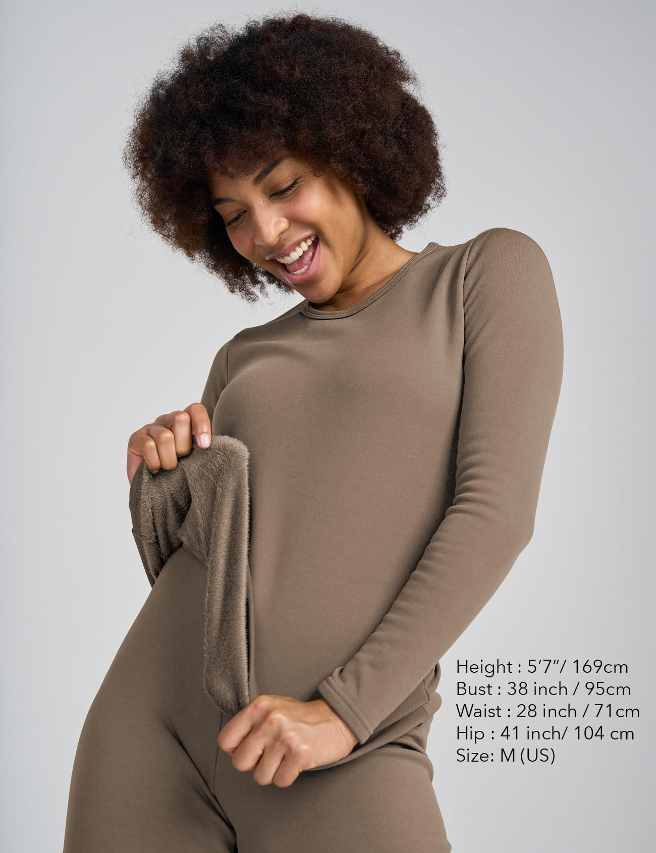 LAPASA Pacco da 2 o 1 Maglia Termica Donna Manica Lunga Fodera in Micro Pile - Pigiama Abbigliamento Intimo Canottiera Calda Elegante Elastica Traspirante Sportiva L15/L39/L42