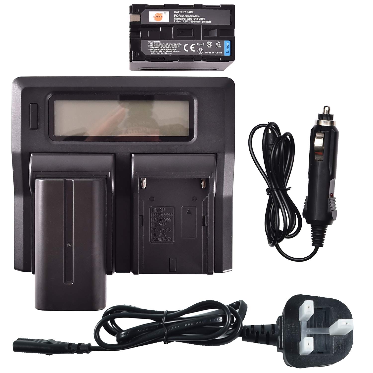 Batería NP-F970 DSTE de repuesto para cámaras Sony CCD y videocámaras TRV 8