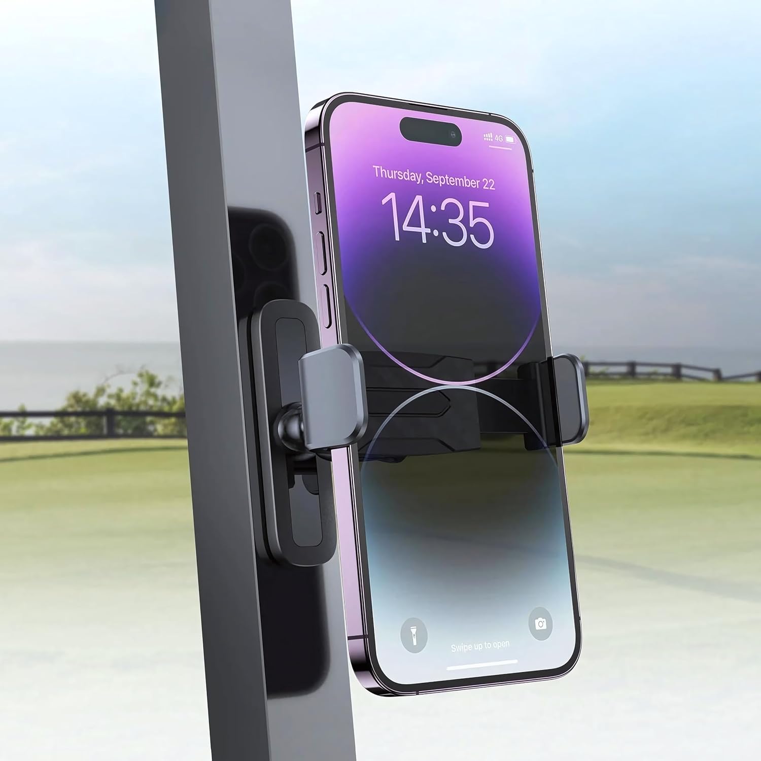 BIJASANI 2025 Upgraded One Side N55 Military Grade Magnet One Side Heavy Duty Retractable Clip 360 Degree Smartphone Mobile Holder for Gym, Best Gift for Gym Lovers (ONE_Magnet_ONE_Clip)