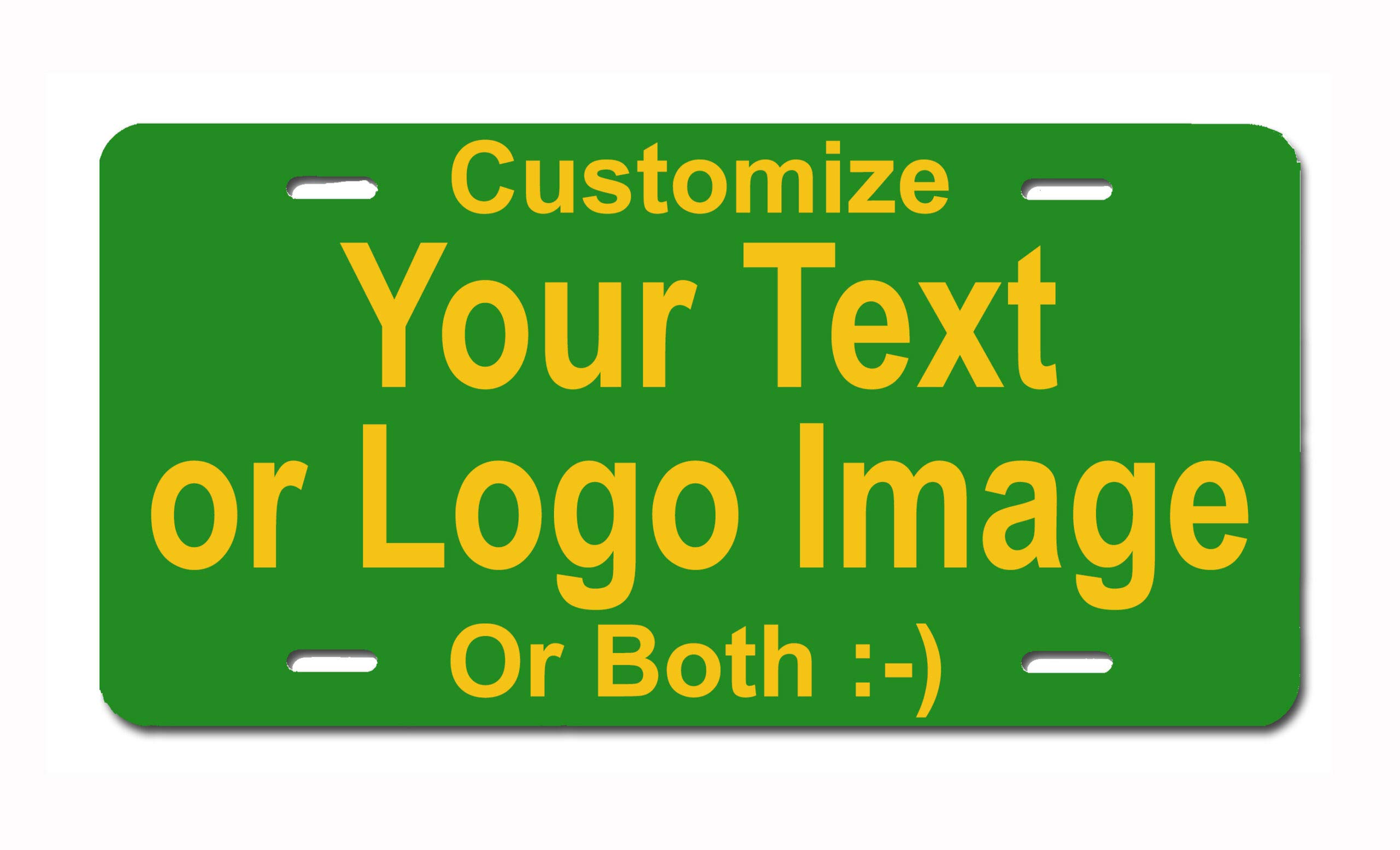 Carpe Diem Designs Customizable Front License Plate/Vanity Plate Made in The U.S.A.