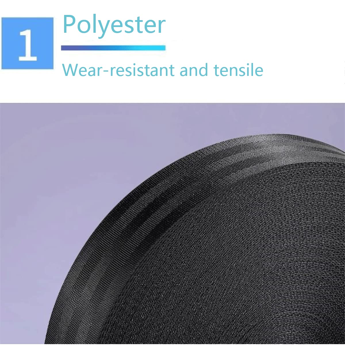 Sangle Déménagement Largeur 3,8 Cm D'épaisseur Sangle De Transport Multifonctionnelle sans Sangle De Traction Élastique,40 Meters
