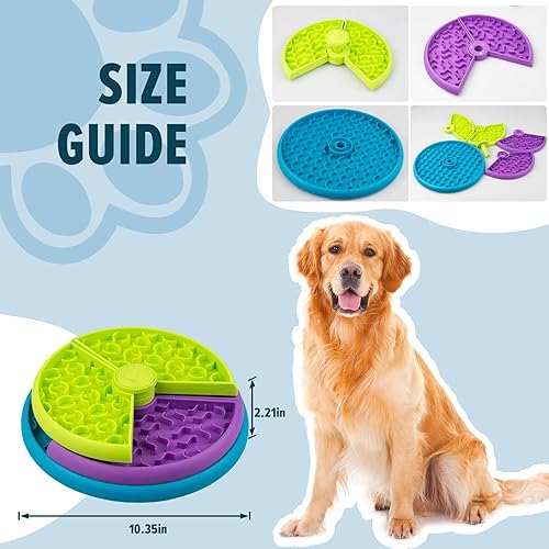 Miniatura 5 de ATDOALL Cuenco para perros de alimentación lenta, antideslizante, reduce el aburrimiento y la ansiedad, adecuado para perros medianos y grandes,