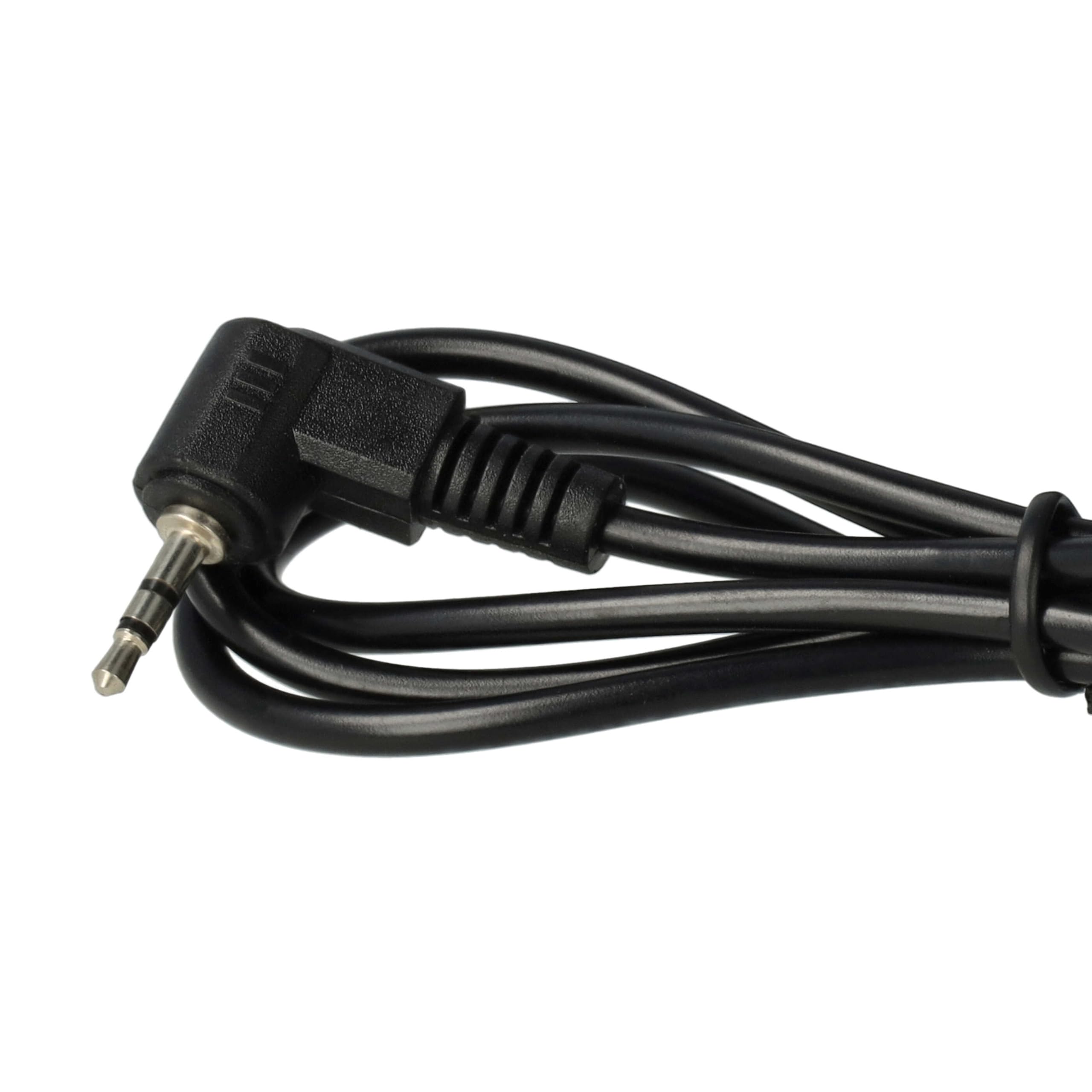 vhbw Télécommande déclencheur avec câble Compatible avec Canon EOS 1000D, 2000D, 1200D, 200D, 250D, 300 Appareil Photo, 1 m