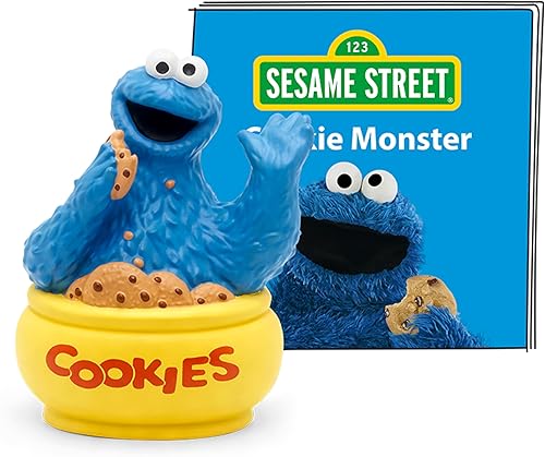 Tonies Figura de juguete de audio de Cookie Monster de Plaza Sésamo