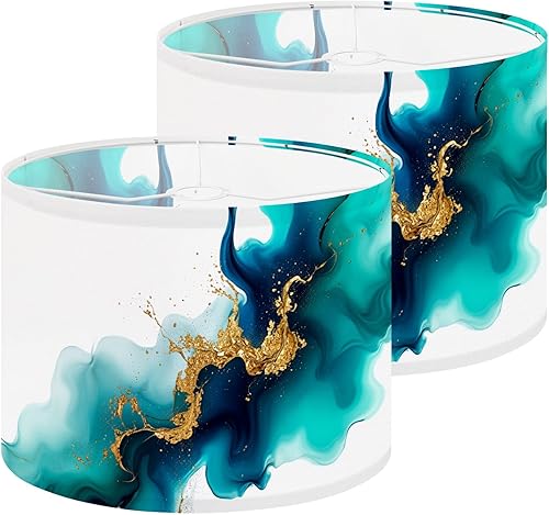 Miniatura 10 de Drum Lamp Shade Floral style 70s groovy daisy flowers Retro floral naive design Style Lampshade for Floor Lamps Table Lamps Pendant Light 13"x10"