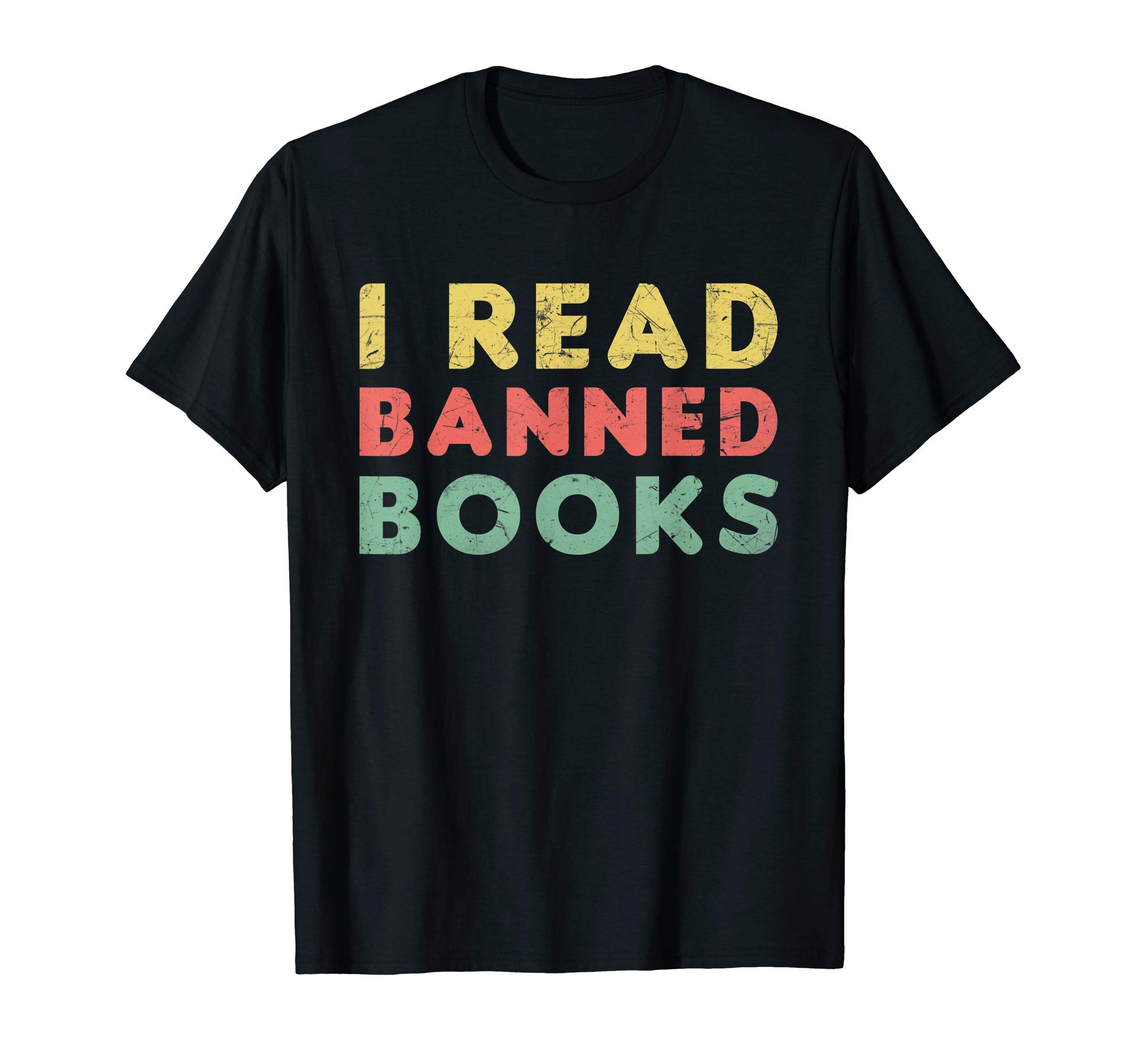 Vintage I Read Banned Books Avid Readers T-Shirt