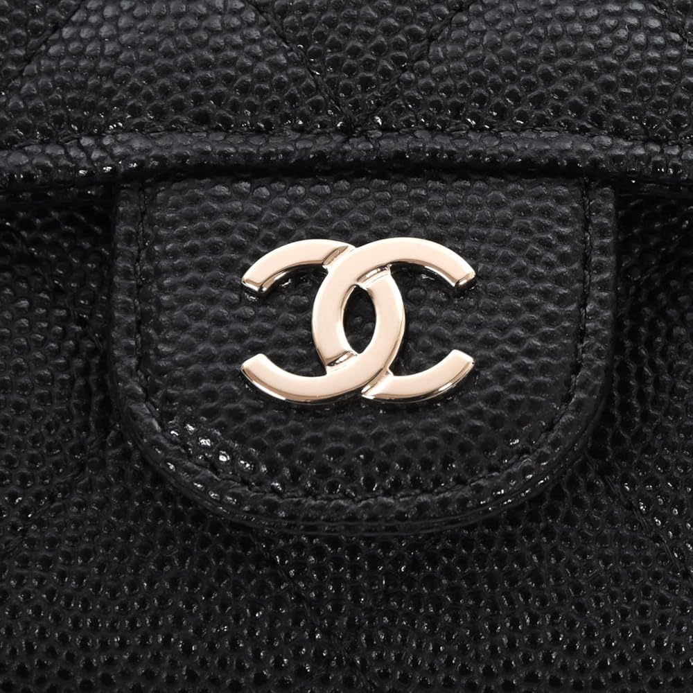 【美品】Chanel　シャネル　カメリア　5連キーケース　カーフスキン　黒 美品】Chanelシャネルカメリア5連キーケースカーフスキン黒
