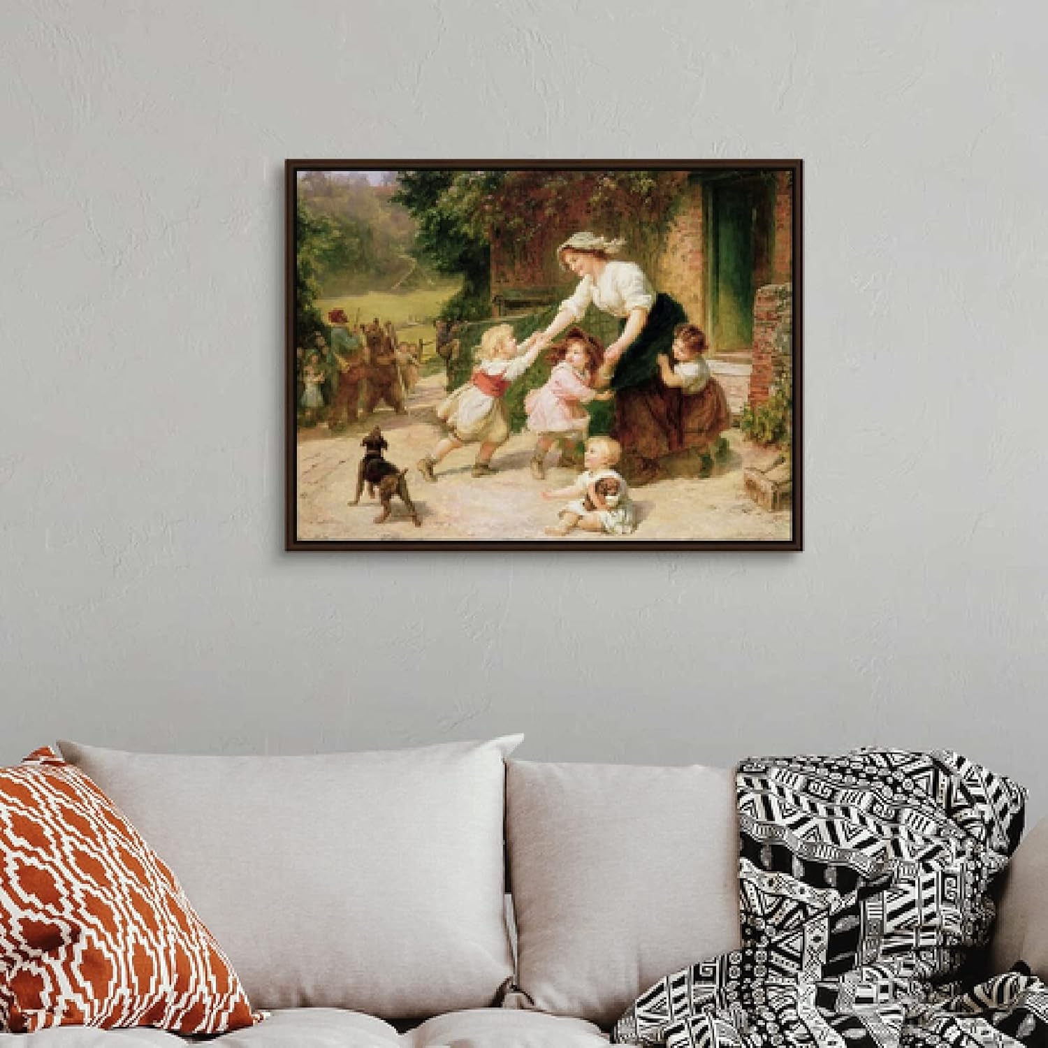 SYSMYXGS Frederick Morgan Paint by Numbers Adults Painting by Number Oil Canvas Adults' Paint-by-Number Water Colors Kits Paint by Numbers Coloring paintworks World Famous Painting, 50x40cm,Unframed