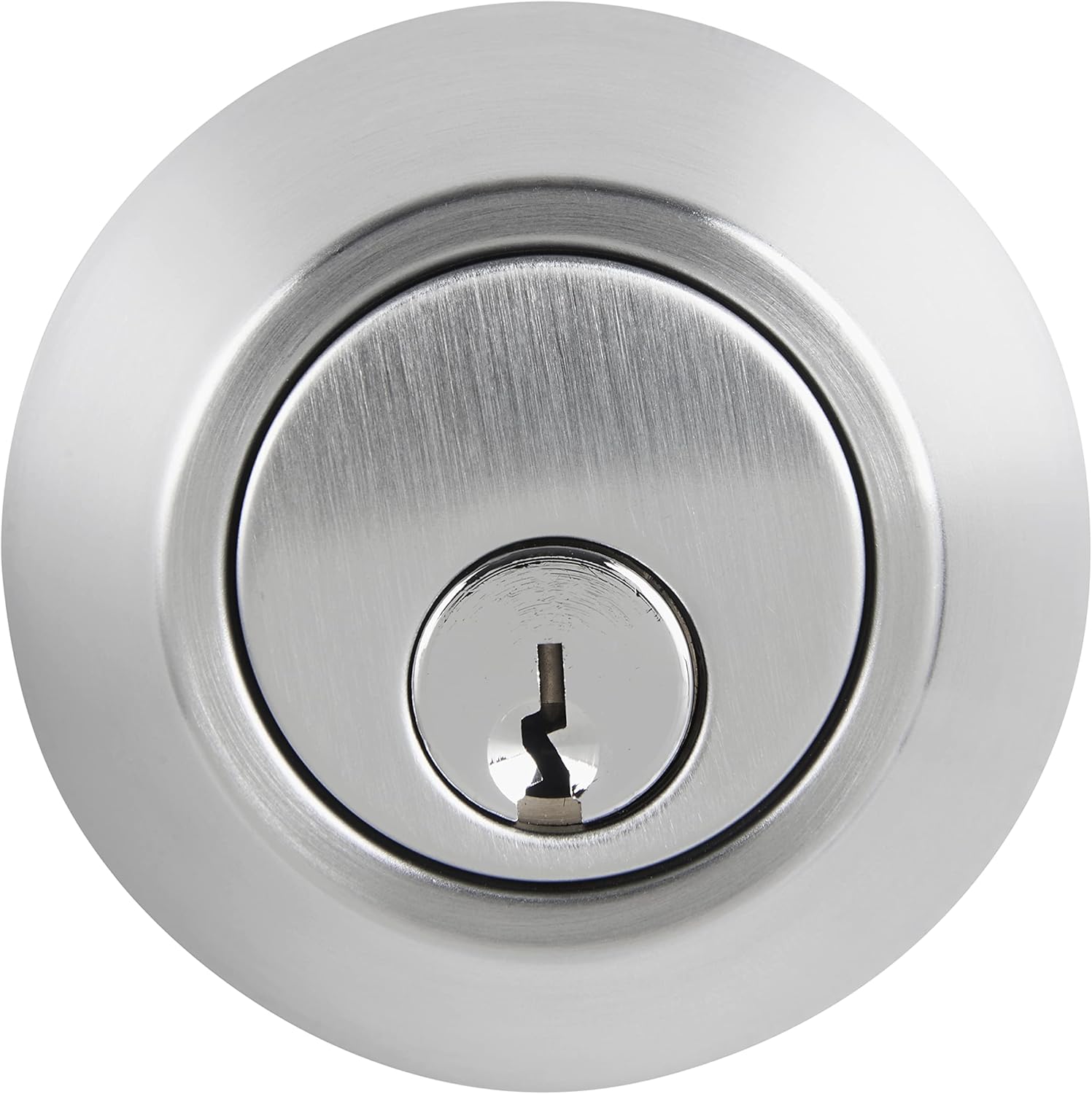 BRINKS Commercial - Single Cylinder Deadbolt Lock, Satin Chrome Finish - Meets ANSI Grade 1 Standards and has 3-Hour UL Fire Rating