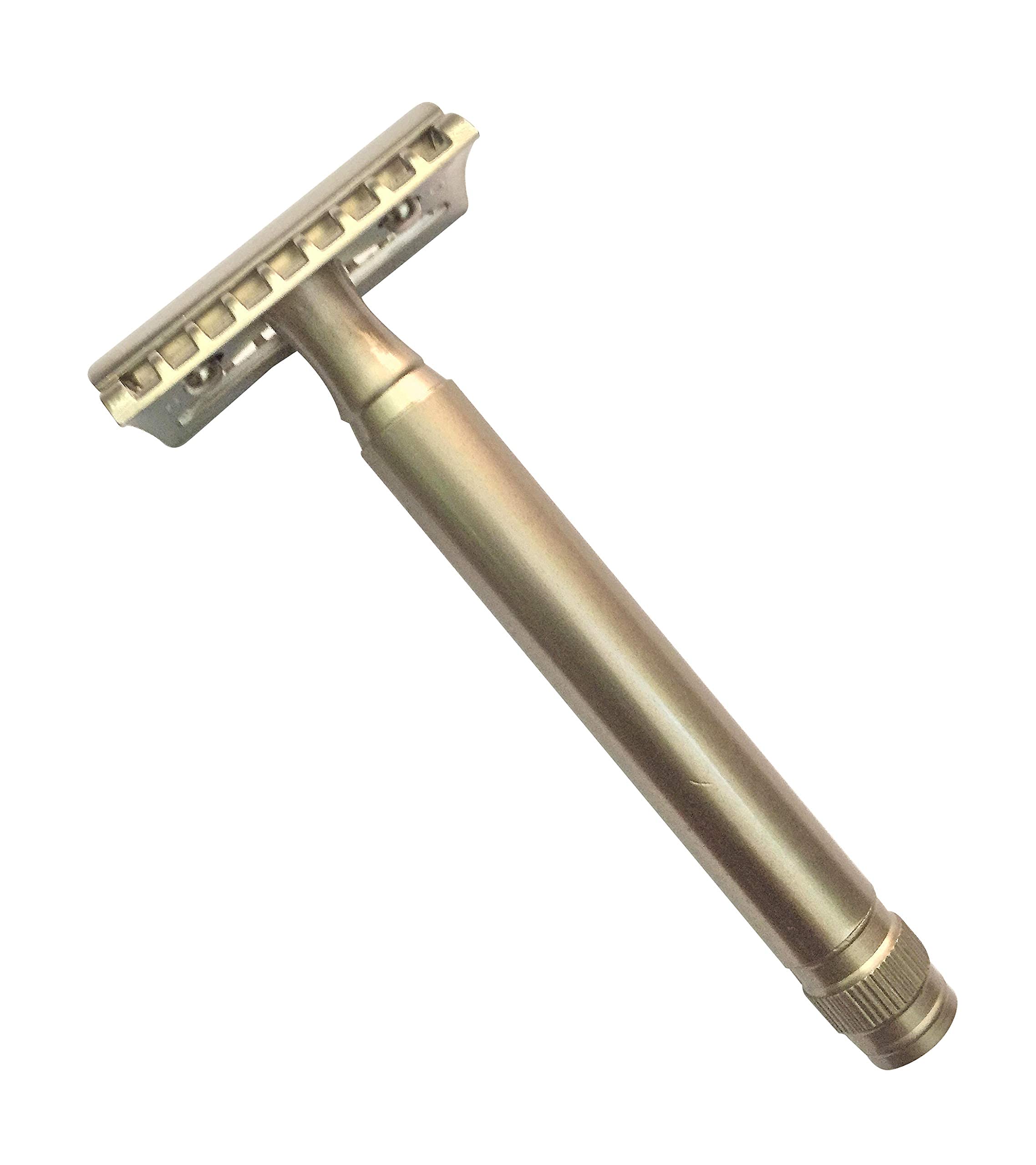 Romer-7 MATT Silver Double Edge Safety Razor For Men+ 10 SS Blade