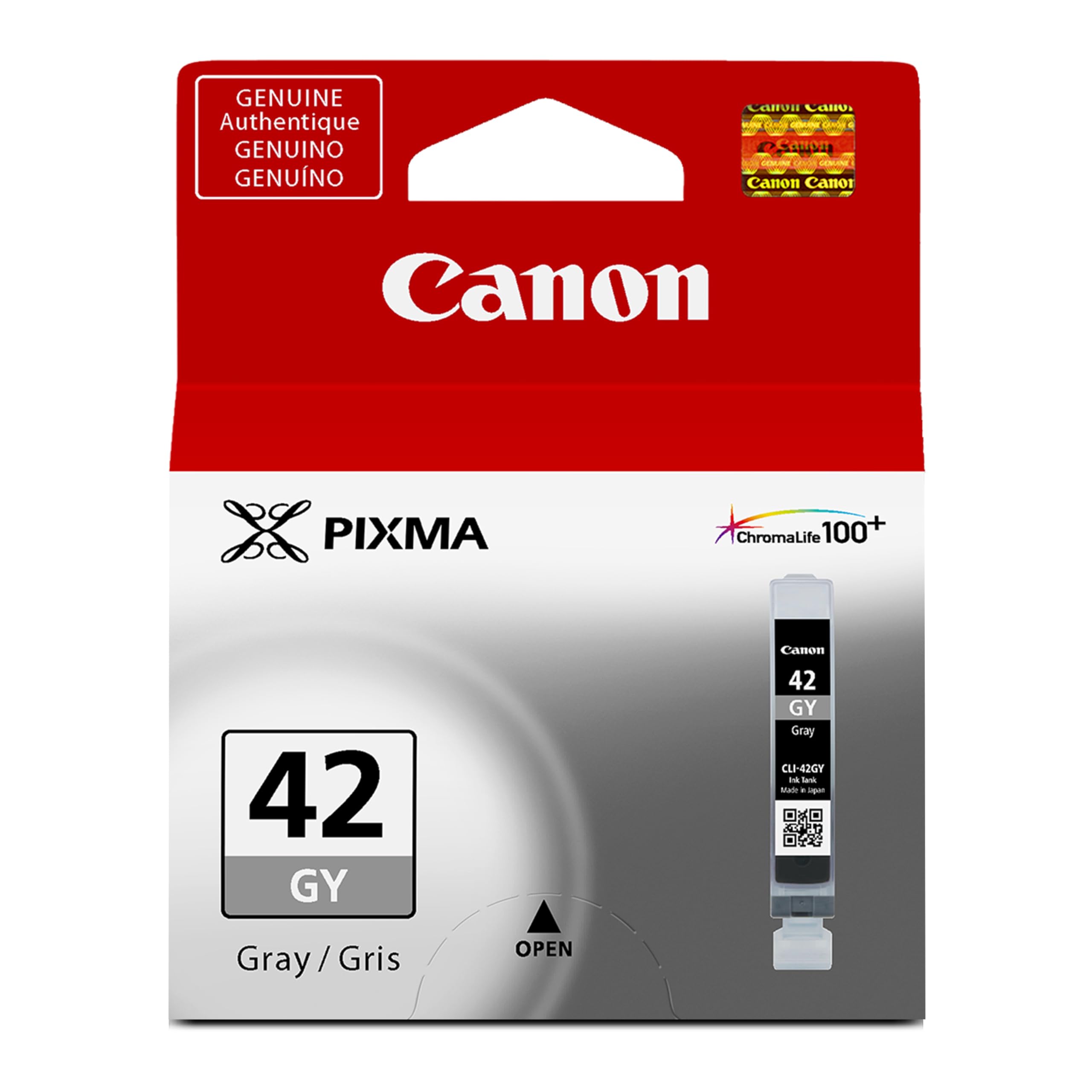 Canon CLI-42 Genuine Gray Ink Tank, Compatible with PIXMA PRO-100 Printers
