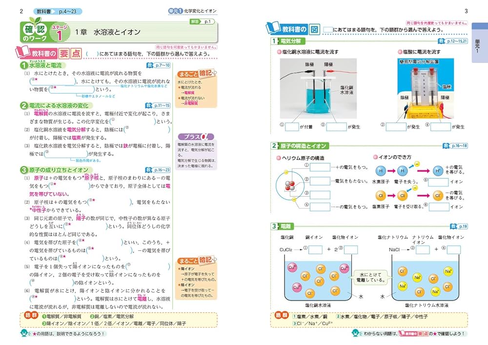 中学生　ワーク全教科　3年分セット 中学教科書ワーク 国語 3年 教育出版版 (オールカラー,付録付き