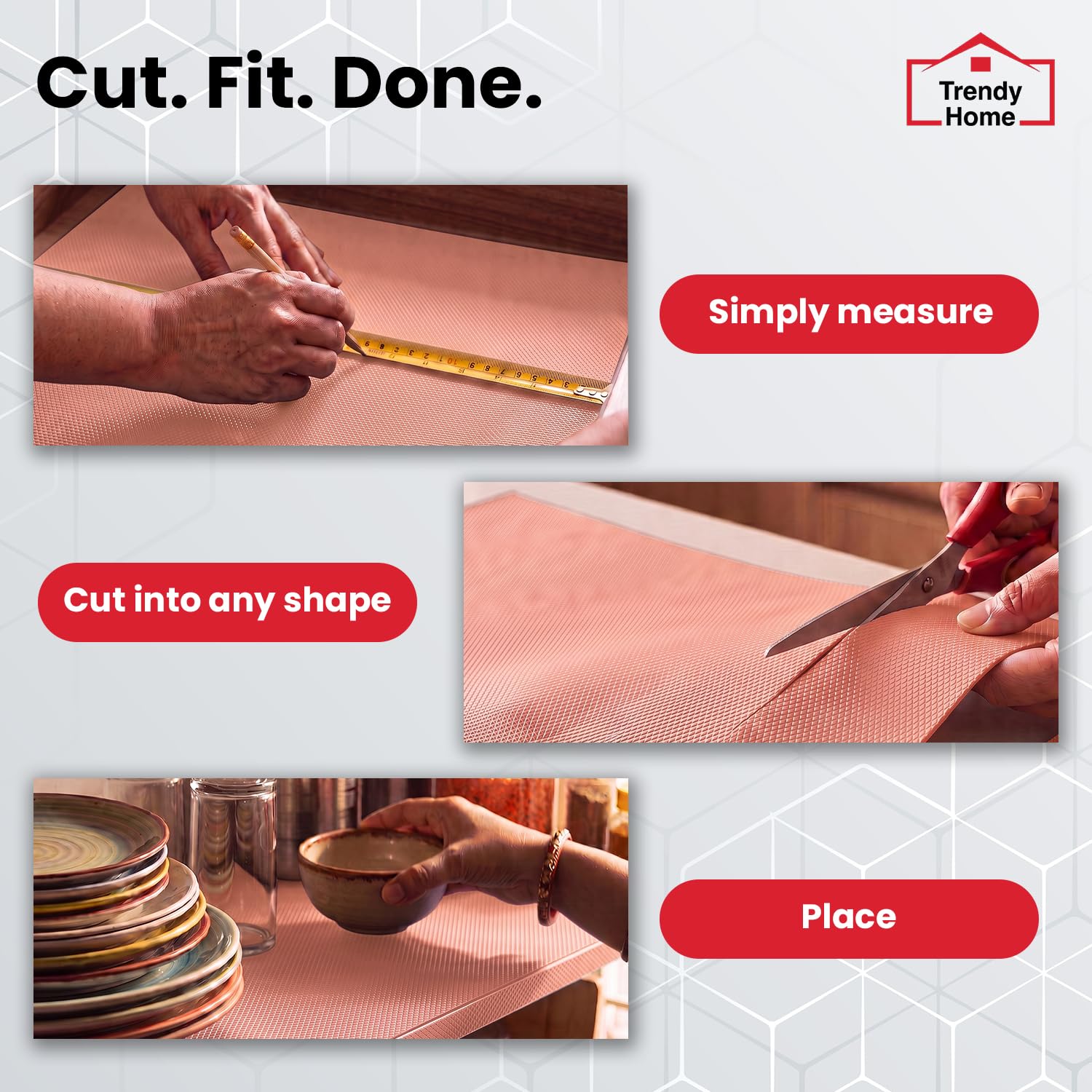 Anti-Slip Mat Roll - Protect Drawers & Fridge -14