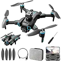 Drone Com Camera Drone Profissional 4K HD Câmeras Fluxo óptico FPV Mini Controle Remoto Quadricóptero Bolsa De Transporte GN-503/S4S