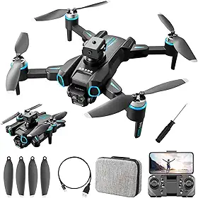 Drone Com Camera Drone Profissional 4K HD Câmeras Fluxo óptico FPV Mini Controle Remoto Quadricóptero Bolsa De Transporte GN-503/S4S