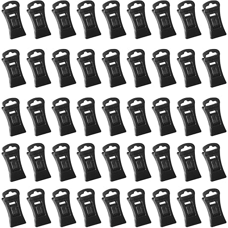 36Pcs Premium Laundry Sock Clips with Non-Slip Grip