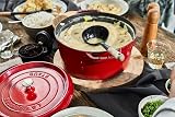STAUB 1004224 Cast Iron Roaster/Cocotte, Round, 28 cm, 6.7 L, Cherry Red - 3