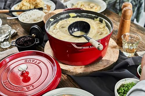 Vista 69 de STAUB 40509-840-0 Cocotte Redondo 10.2 in Cereza