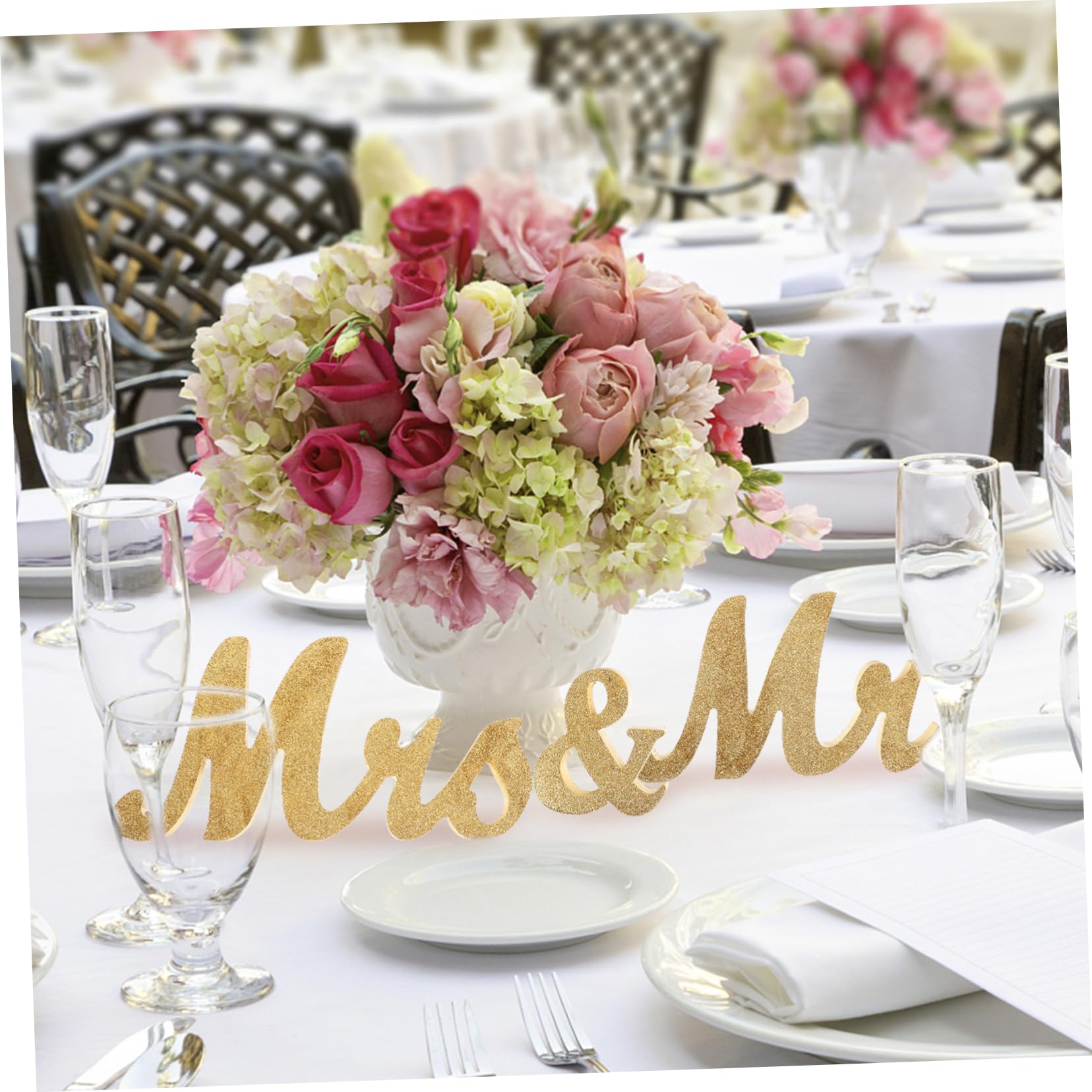 1 Satz Holzschilder für Hochzeiten Dekoration Valentinstag Party Accessoire Romantische Fotorequisiten für Hochzeitsfeiern Leicht und Kompakt für Einfache Handhabung