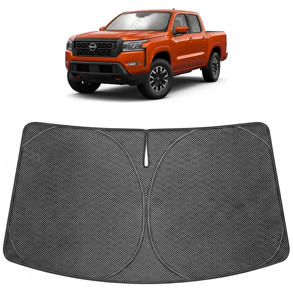 Proadsy Custom Fit Car Windshield Sun Shade for 2022-2026 Nissan Frontier