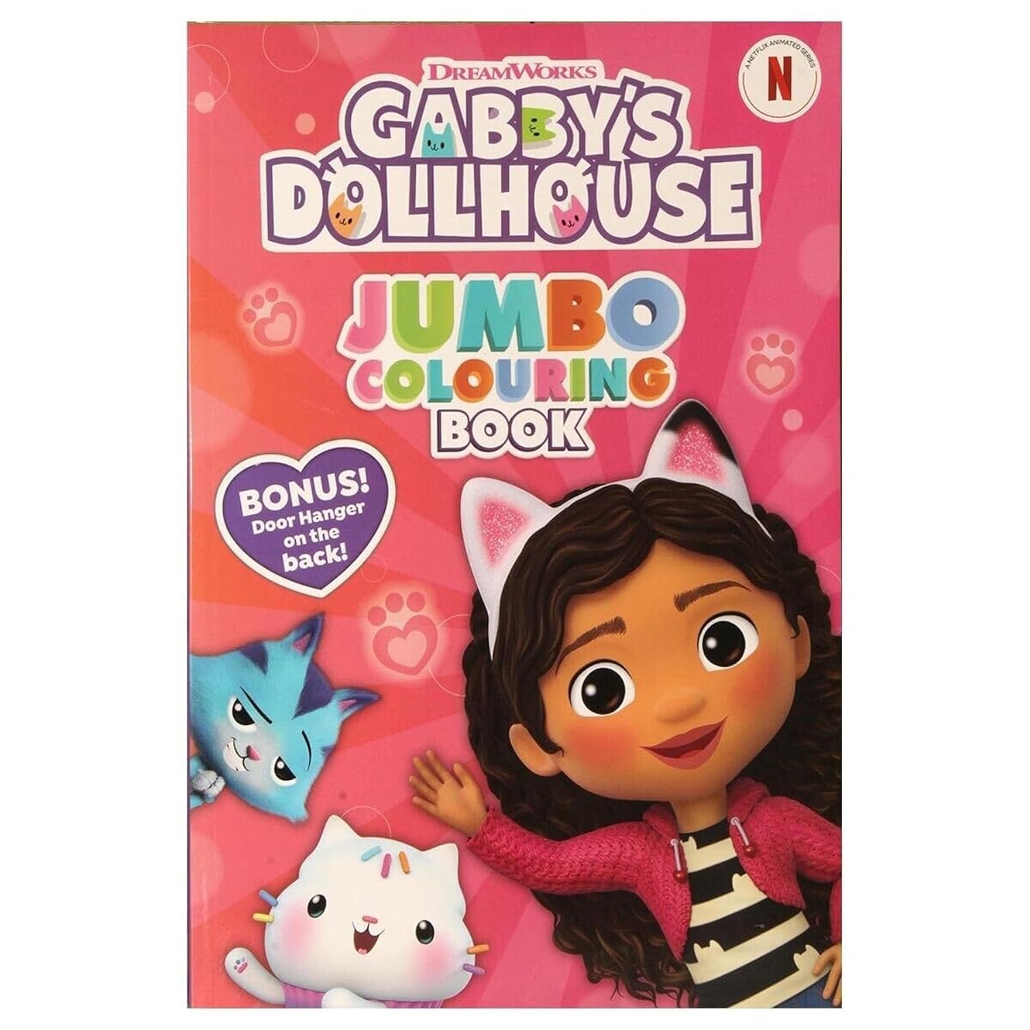 Dreamworks Gabbys Dollhouse Jumbo Colouring Book