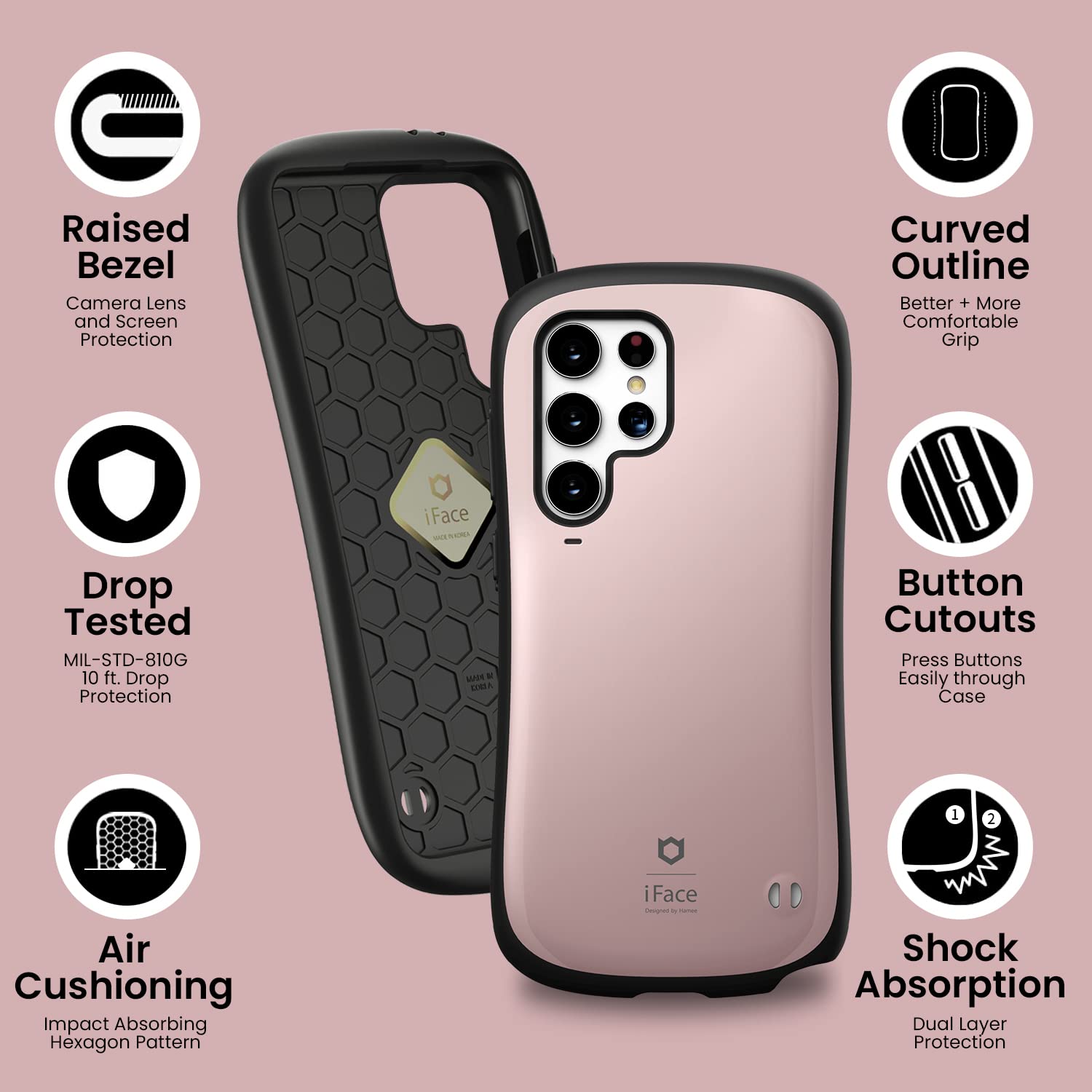 Amazon.co.jp: iFace First Class Design Samsung Galaxy S22 Ultra