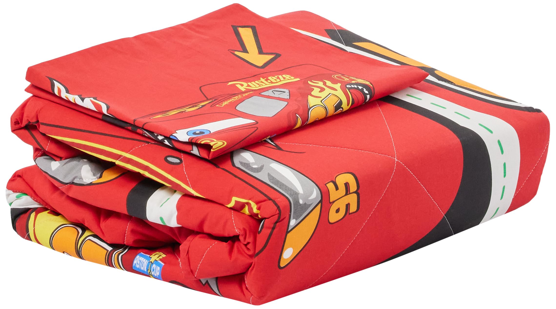Taç Disney Cars Champion Lisanslı Karakter Baskılı%100 Pamuk Yatak Örtüsü Seti, Çok Renkli, Tek Kişilik (Yatak Örtüsü: 160x220 cm/Yastık Kılıfı: 50x70)