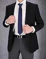 Vista 5 de Steve Madden de los hombres Casual de 35mm reversible Feather Edge cinturón cafénegro