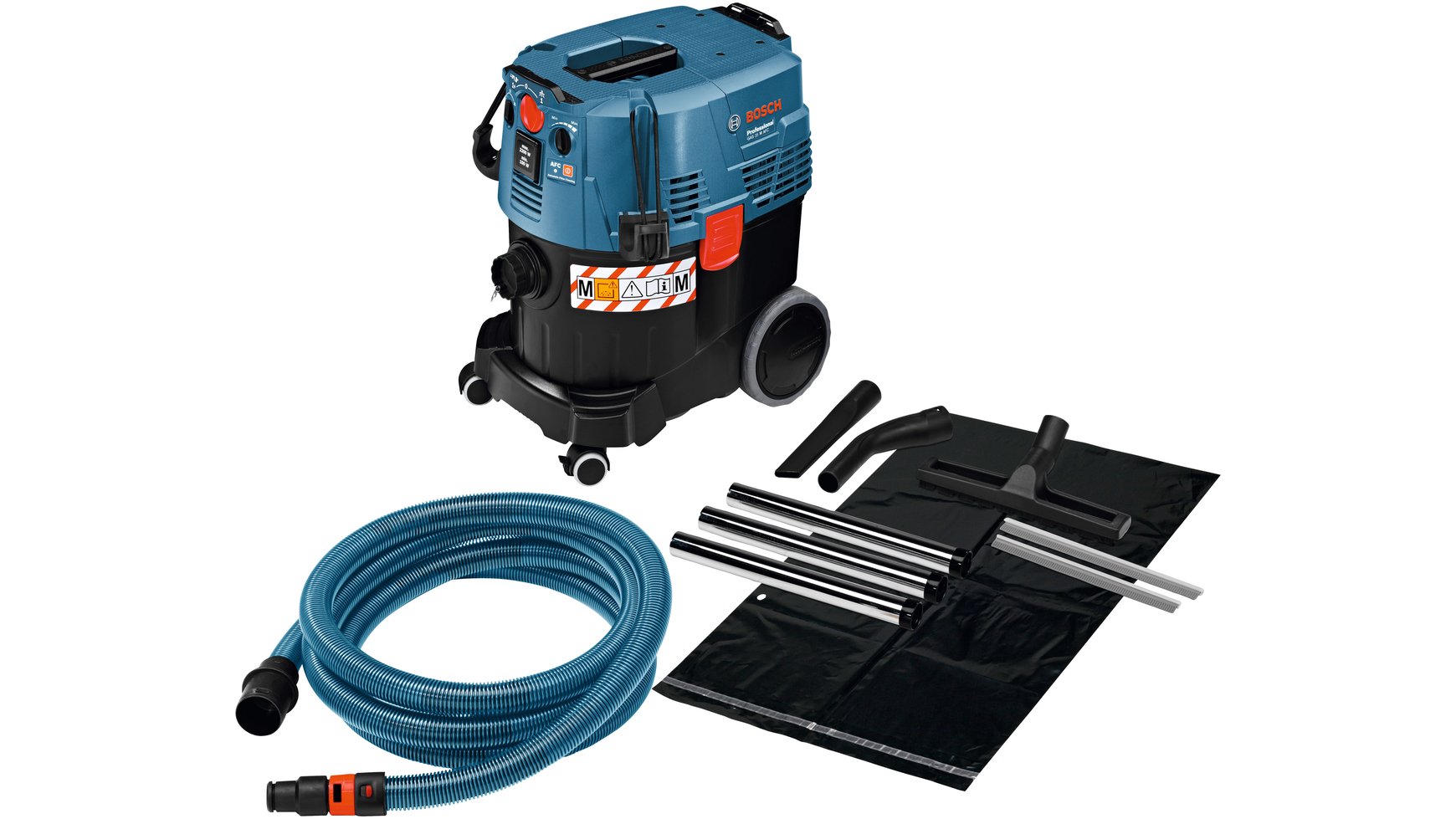 Bosch Professional GAS 35 M AFC industrial vacuum cleaner (1200 W, 35 l container, 5 m hose, in carton)