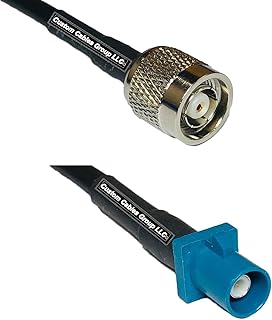 25 feet RG58 RP-TNC Male to Fakra Z Male RF Pigtail Coaxial Cable