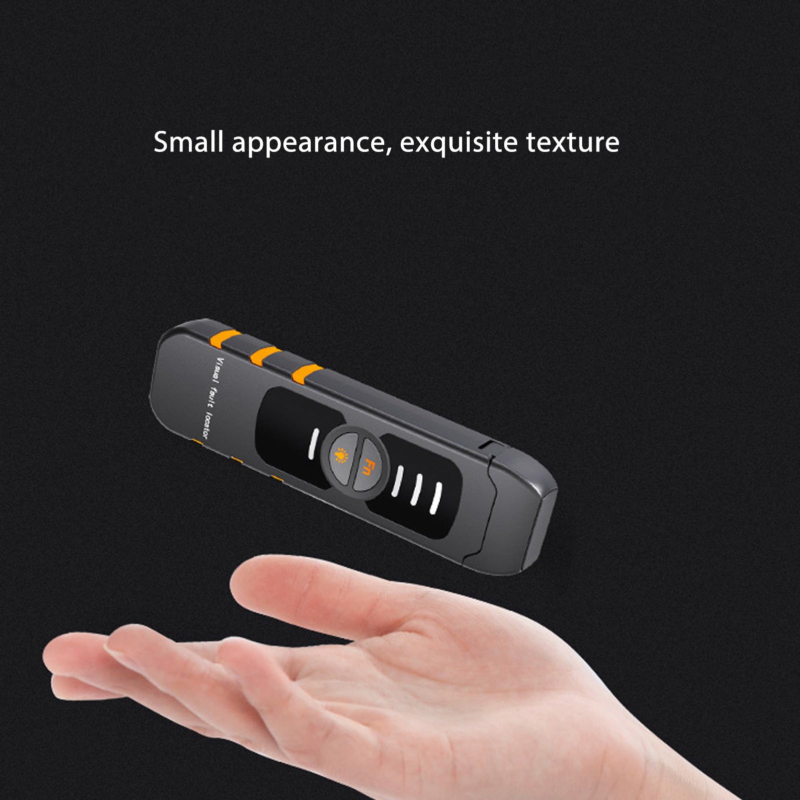 Localisateur Visuel De Défauts, 15km FTTH VFL Testeur de Câble Fibre Optique Rechargeable avec 2,5 mm FC/SC/ST Interface, 3 niveaux réglables Lumière Rouge Visual Fault Locator Pen à Batterie