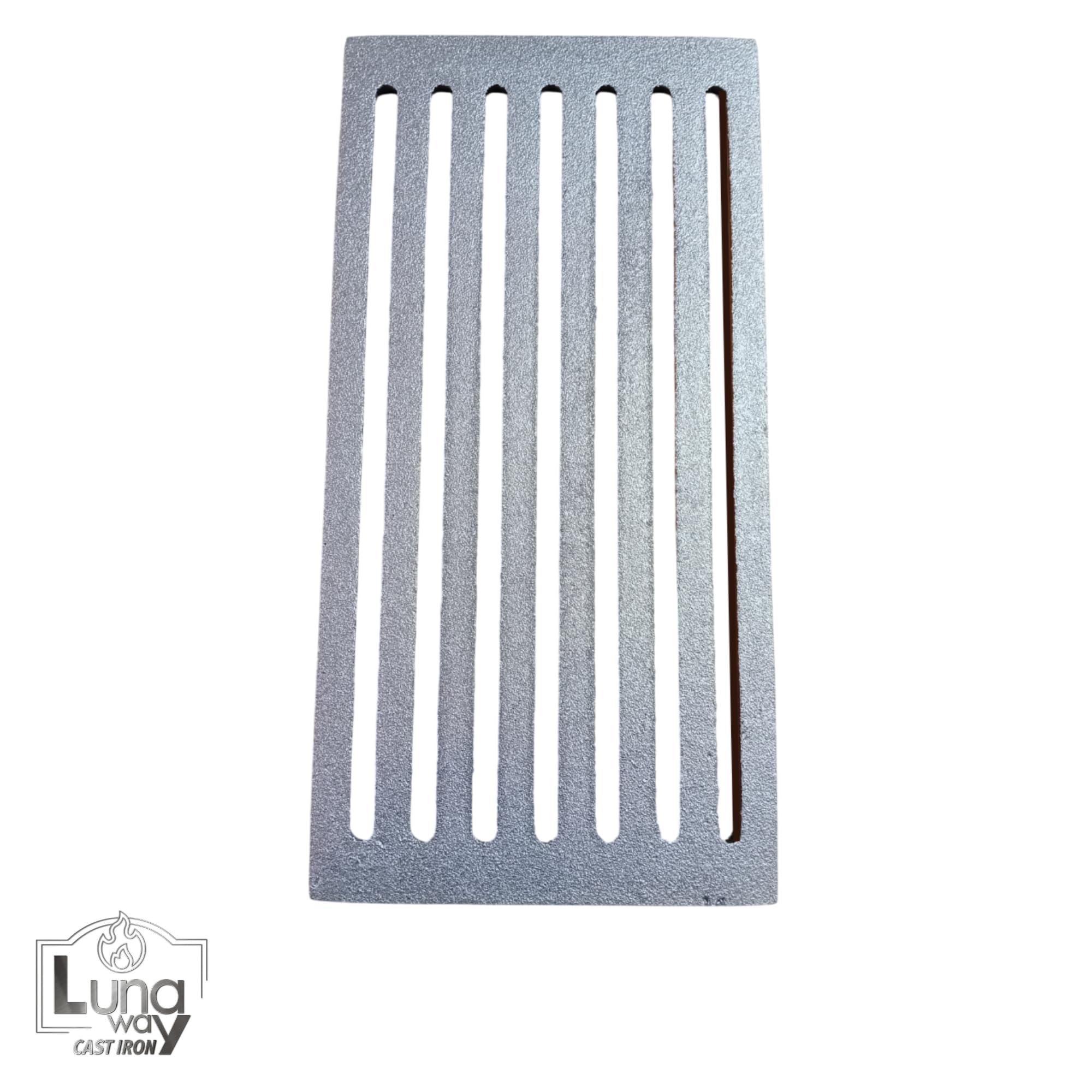 30 x 15 x 1 cm - Griglia per cenere in ghisa | Ottimizza il tiraggio camino | Resistente alte temperature | Facile pulizia, Qualità 100% ghisa by LUNA WAY CAST IRON