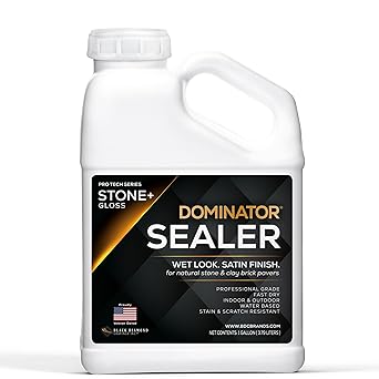 PRO TECH SERIES STONE+ Low-Gloss to No-Gloss Commercial Grade Water-Based Stone and Clay Paver Sealer