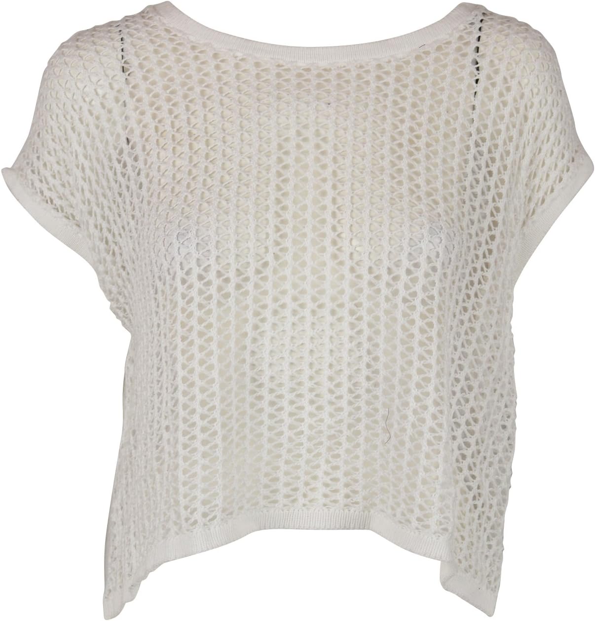 Women's Cap Sleeve Extended Shoulder Sweater