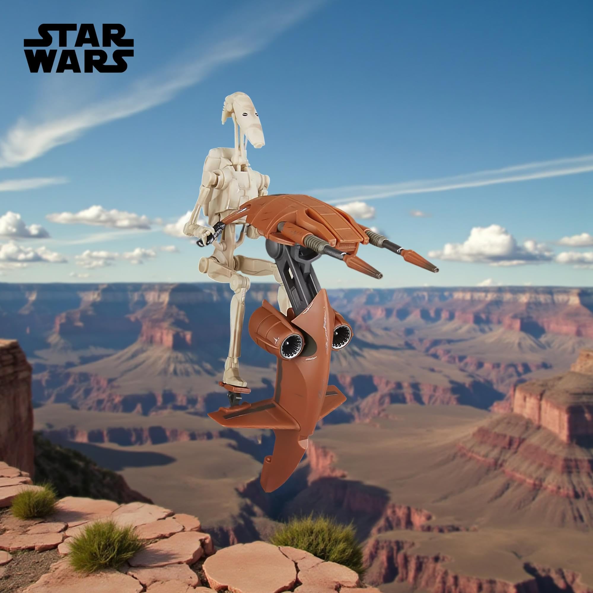 Star Wars 15.2 cm Black Series STAP & Battle Droid