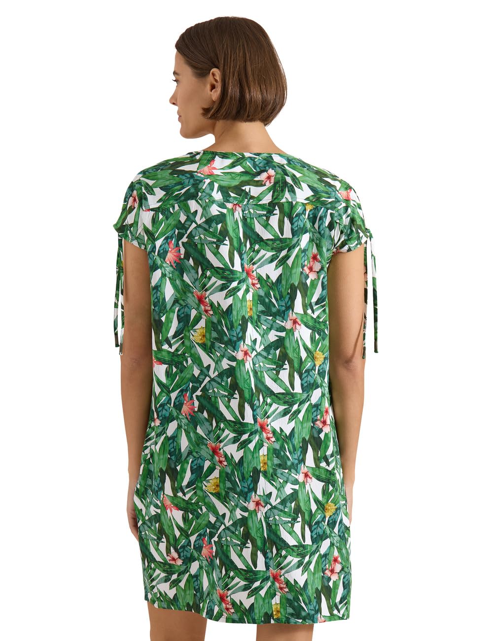 Cecil Knielanges Kleid mit floralem Muster